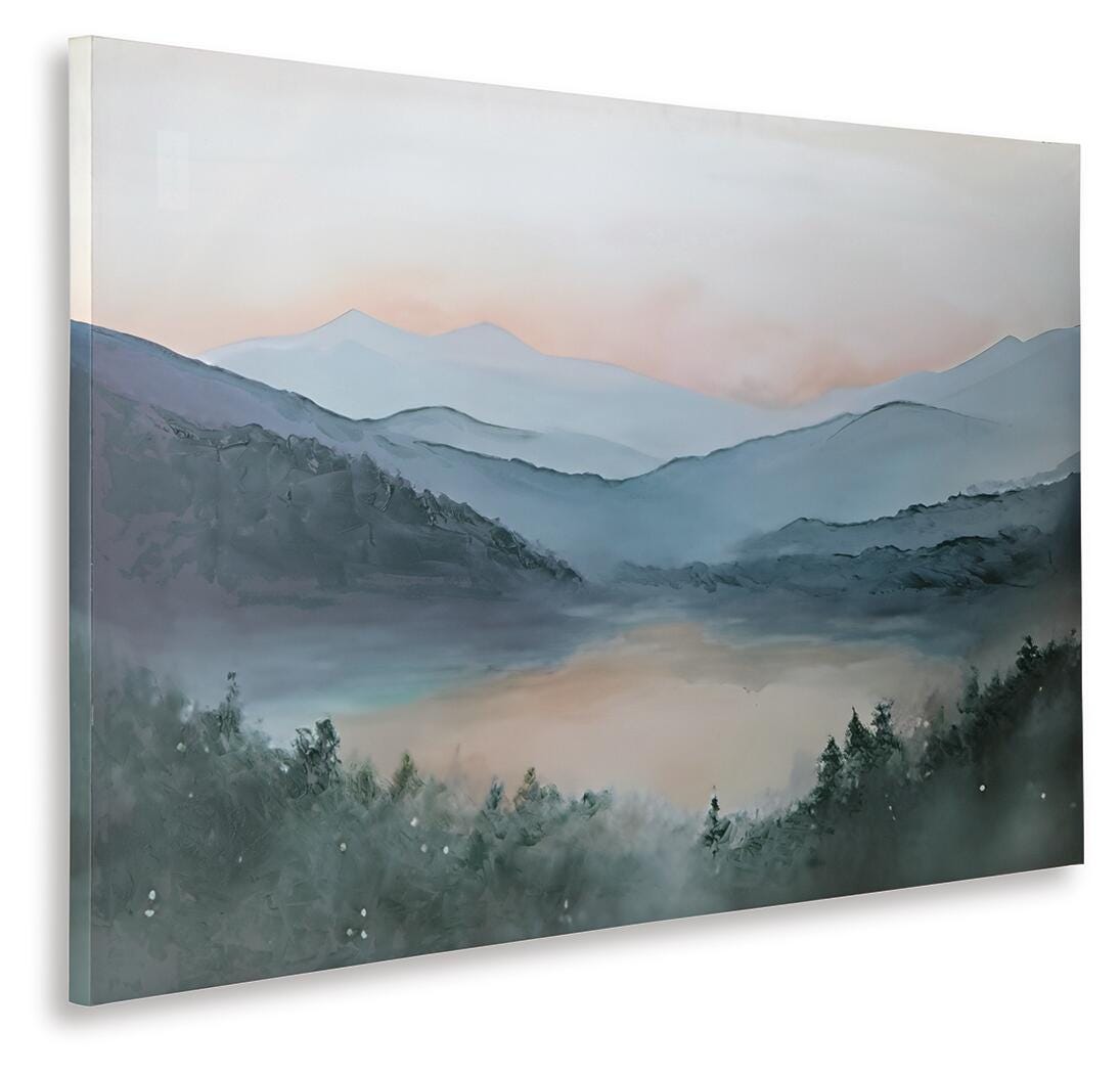 Vernmont Wall Art - A8000474 - product view or room setting; only wall art included (supplier image 3)