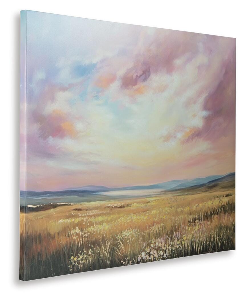 Rogerland Wall Art - A8000475 - product view or room setting; only wall art included (supplier image 3)