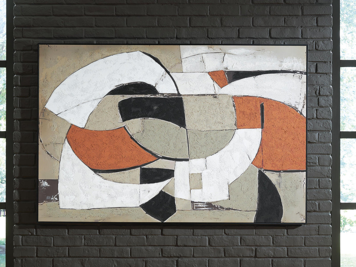 Anchorstone Wall Art - A8000478 - product view or room setting; only wall art included (supplier image 2)