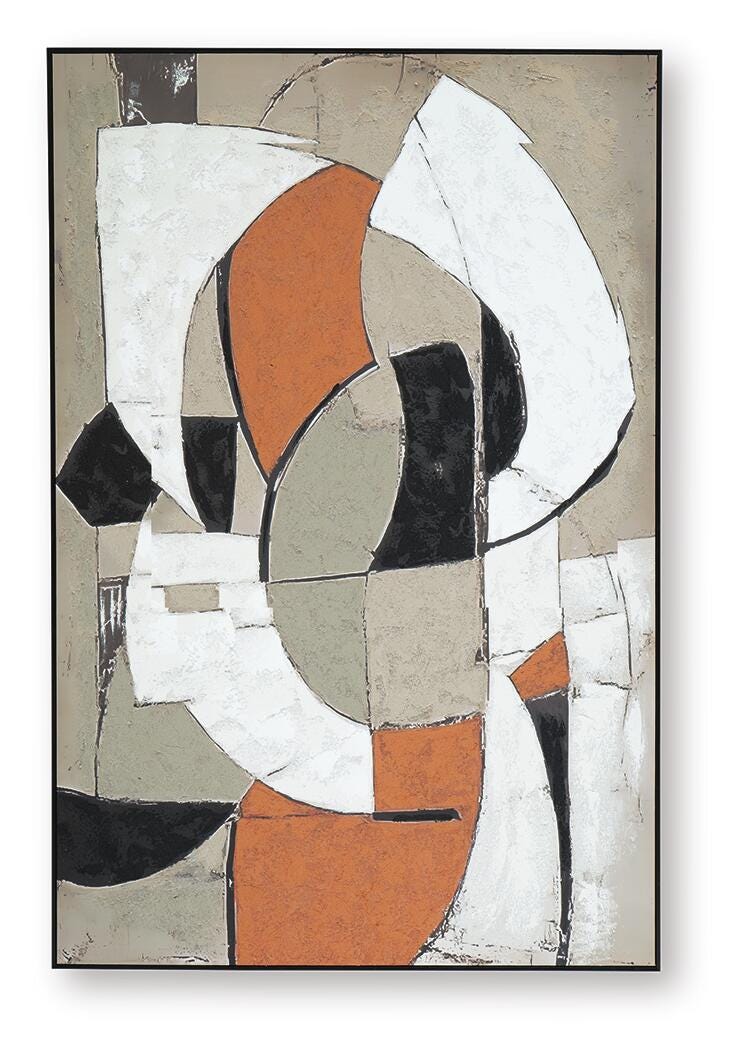 Anchorstone Wall Art - A8000478 - product view or room setting; only wall art included (supplier image 4)