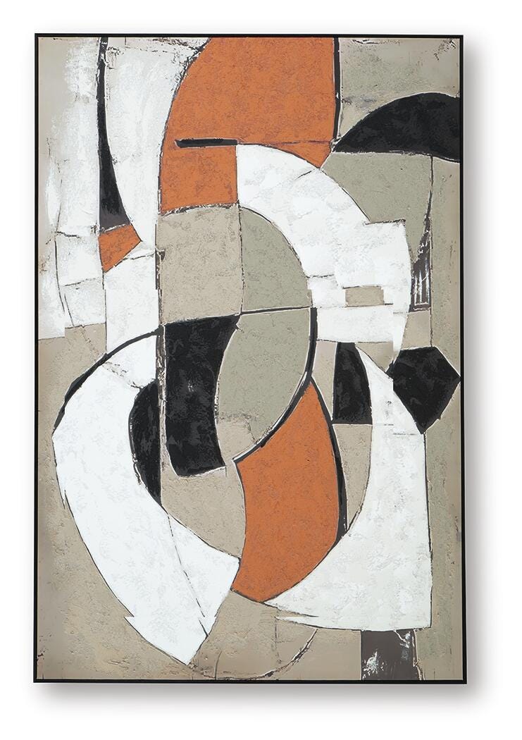 Anchorstone Wall Art - A8000478 - product view or room setting; only wall art included (supplier image 6)