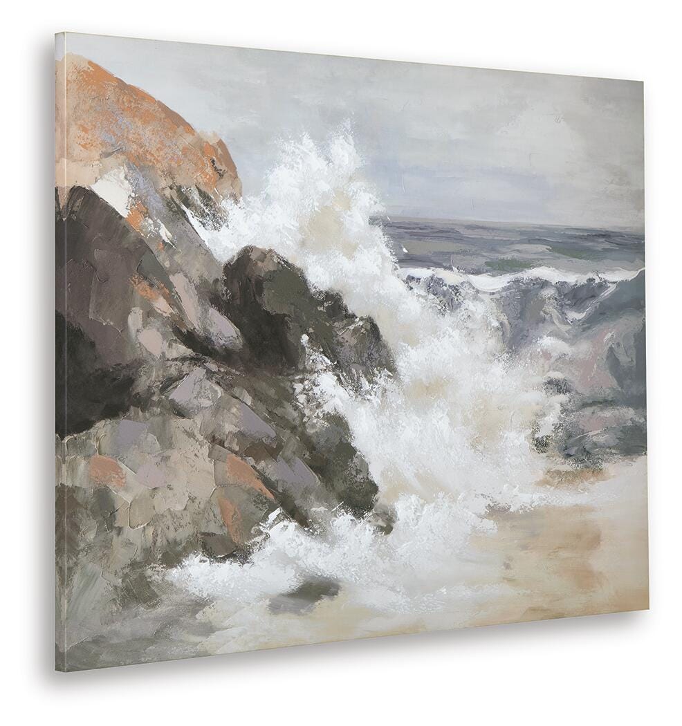 Worthner Wall Art - A8000483 - product view or room setting; only wall art included (supplier image 3)