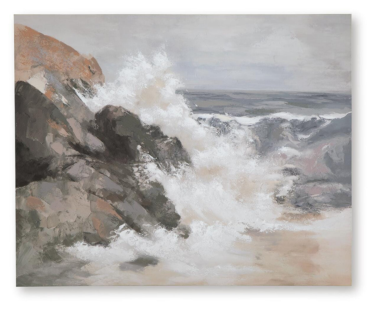 Worthner Wall Art - A8000483 - product view or room setting; only wall art included (supplier image 1)