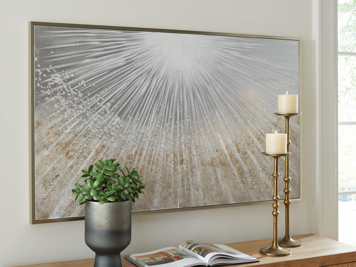 Waldard Wall Art - A8000501 - product view or room setting; only wall art included (supplier image 2)
