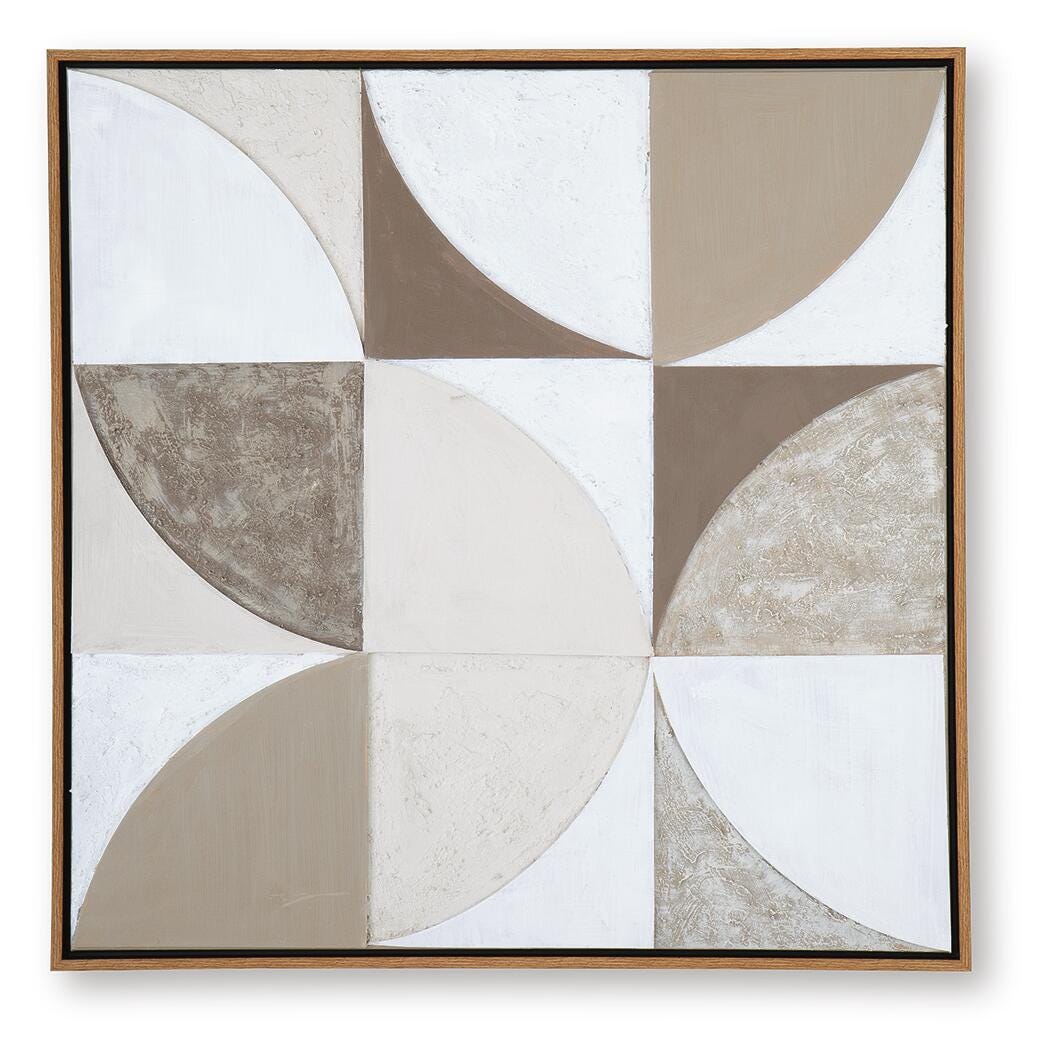 Harelman Wall Art - A8000502 - product view or room setting; only wall art included (supplier image 5)