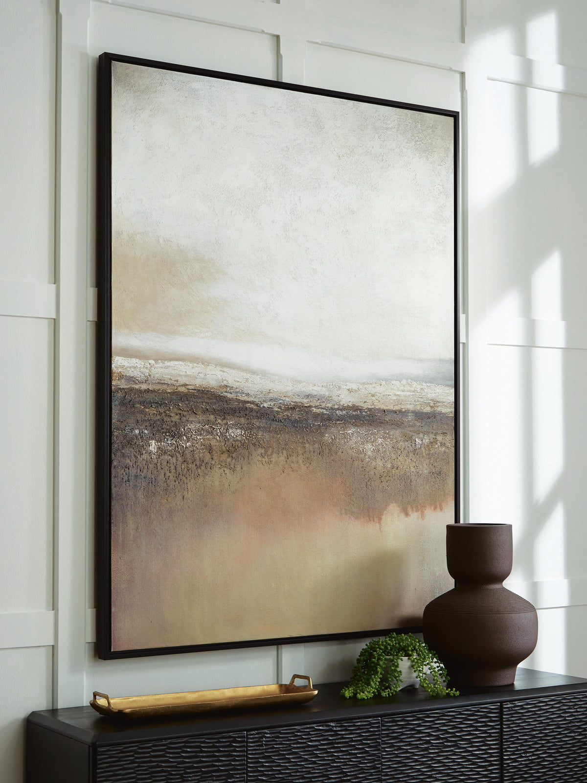 Siaking Wall Art - A8000509 - product view or room setting; only wall art included (supplier image 2)