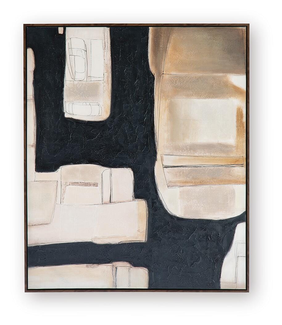 Feyville Wall Art - A8000515 - product view or room setting; only wall art included (supplier image 1)