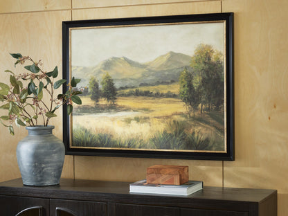 Ingor Wall Art - A8000525 - product view or room setting; only wall art included (supplier image 2)