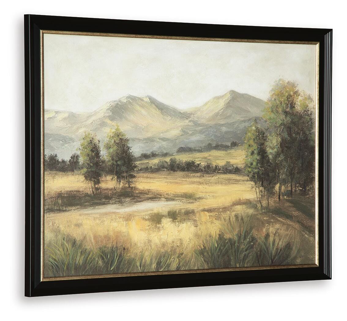 Ingor Wall Art - A8000525 - product view or room setting; only wall art included (supplier image 3)