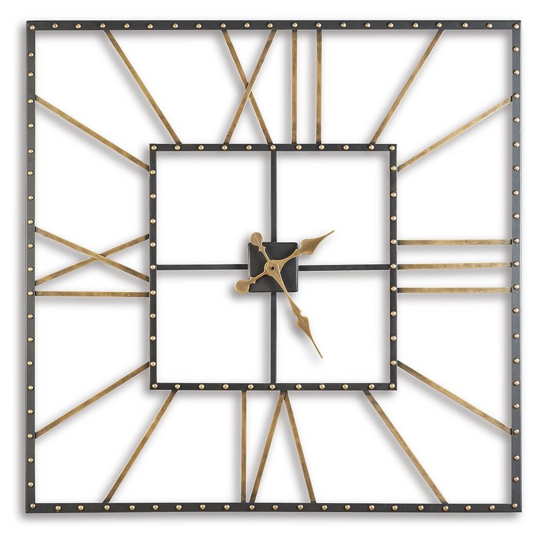 Thames Wall Clock - A8010112 - product view or room setting; only clock included (supplier image 1)