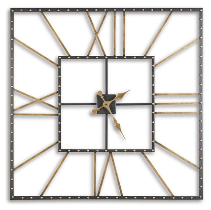 Thames Wall Clock - A8010112 - product view or room setting; only clock included (supplier image 1)