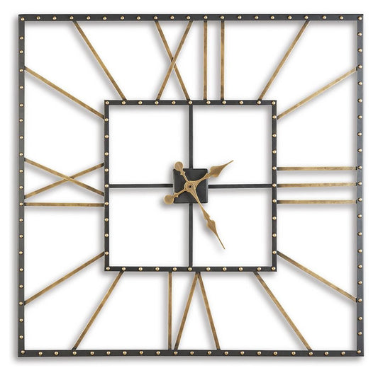 Thames Wall Clock - A8010112 - product view or room setting; only clock included (supplier image 1)