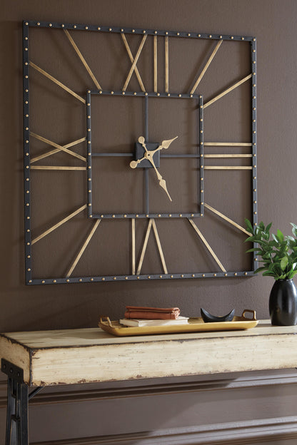 Thames Wall Clock - A8010112 - product view or room setting; only clock included (supplier image 2)