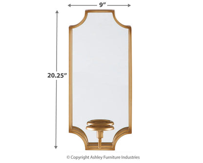 Dumi Wall Sconce - A8010153 - approximate manufacturer dimensions (supplier image 3)