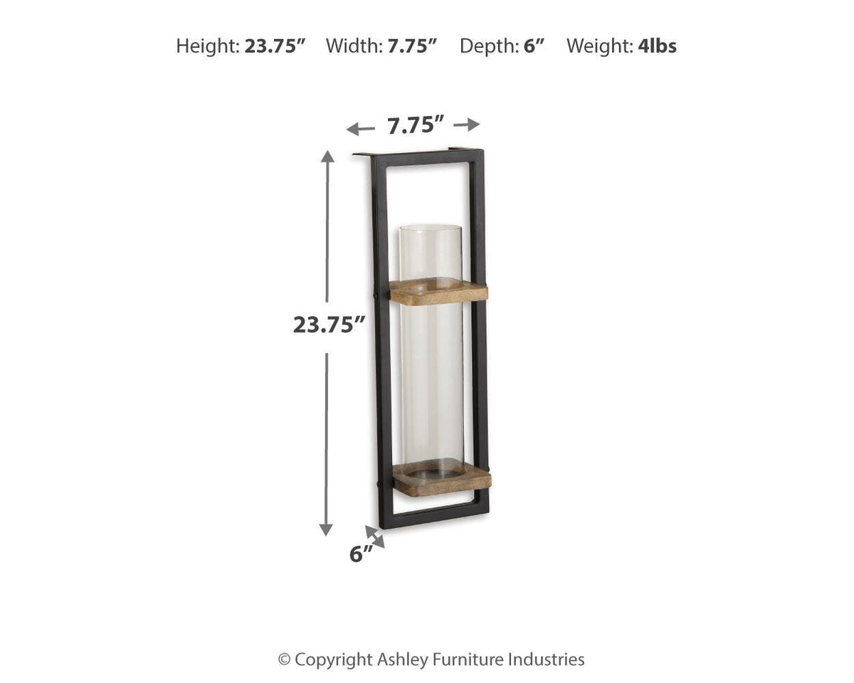Colburn Wall Sconce - A8010171 - approximate manufacturer dimensions (supplier image 4)