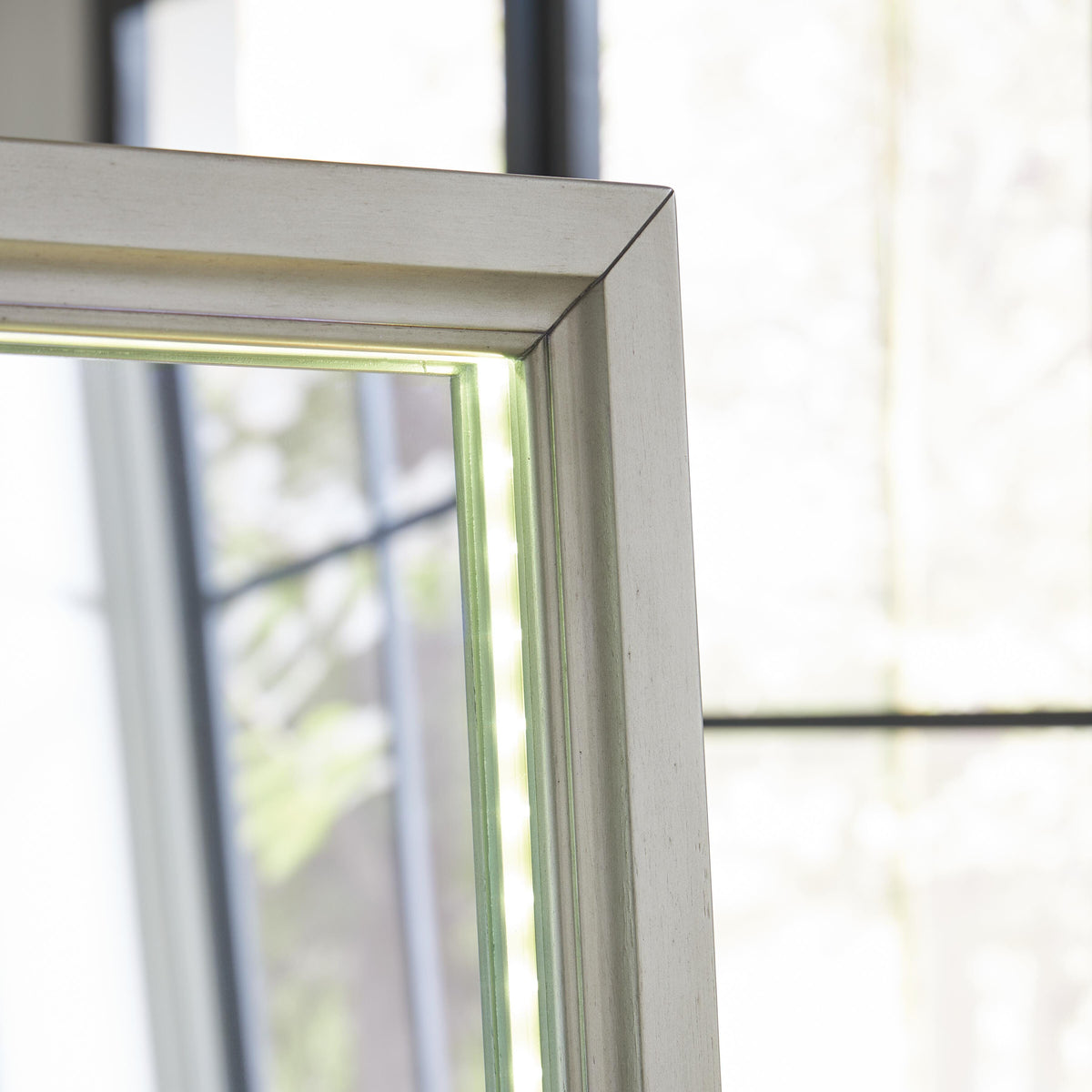 Evesen Floor Standing Mirror/Storage - A8010380 - product view or room setting; only mirror included (supplier image 28)