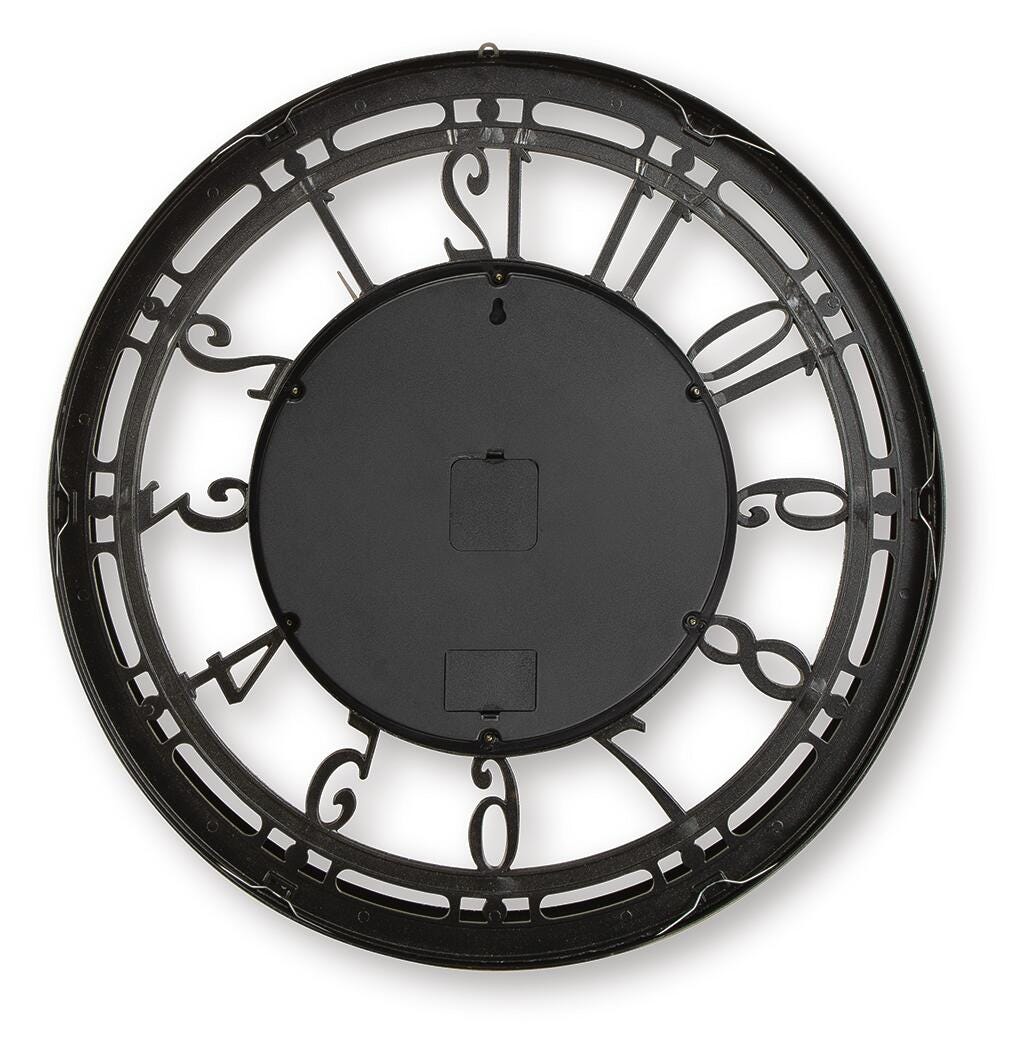 Gilover Wall Clock - A8010386 - product view or room setting; only clock included (supplier image 4)