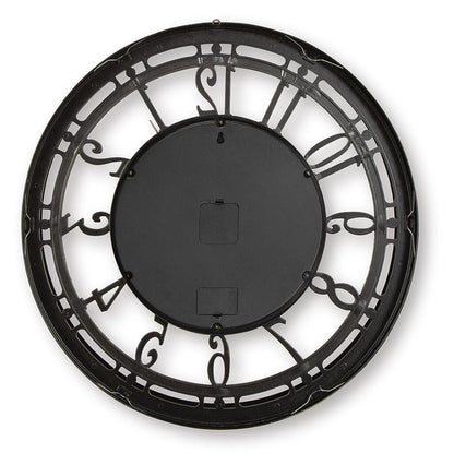 Gilover Wall Clock - A8010386 - product view or room setting; only clock included (supplier image 4)