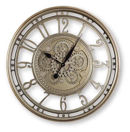 Gilover Wall Clock - A8010386 - product view or room setting; only clock included (supplier image 1)