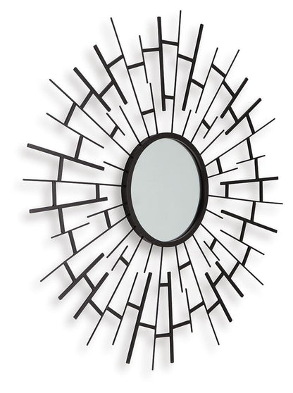 Garrenworth Accent Mirror - A8010391 - product view or room setting; only mirror included (supplier image 3)
