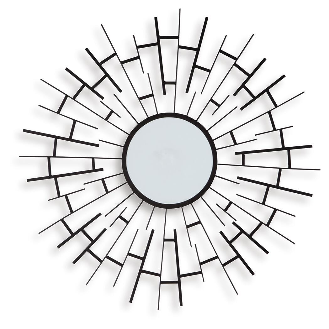Garrenworth Accent Mirror - A8010391 - product view or room setting; only mirror included (supplier image 1)