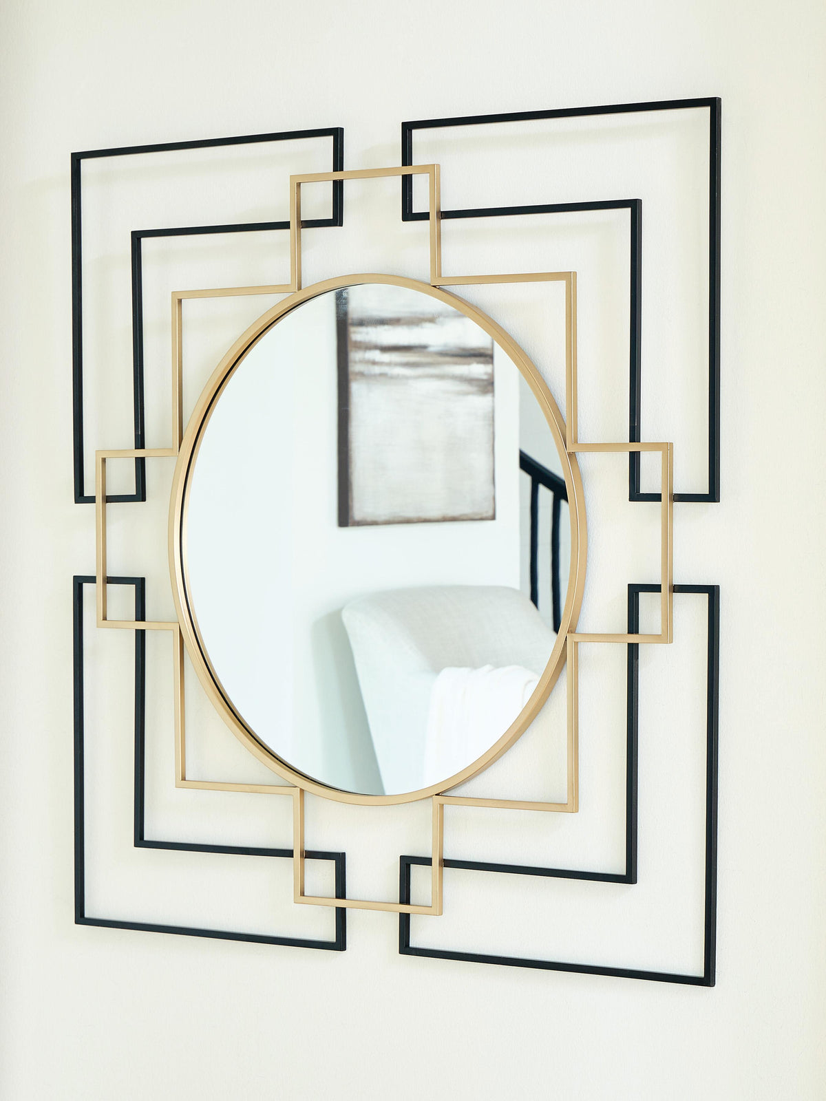 Oceanal Accent Mirror - A8010394 - product view or room setting; only mirror included (supplier image 2)