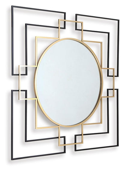 Oceanal Accent Mirror - A8010394 - product view or room setting; only mirror included (supplier image 3)