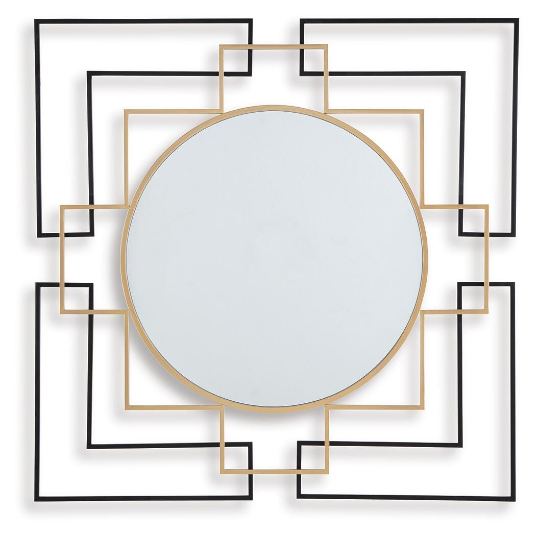 Oceanal Accent Mirror - A8010394 - product view or room setting; only mirror included (supplier image 1)