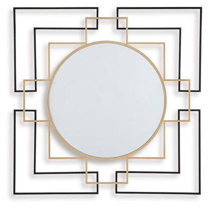 Oceanal Accent Mirror - A8010394 - product view or room setting; only mirror included (supplier image 1)