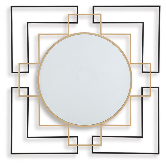 Oceanal Accent Mirror - A8010394 - product view or room setting; only mirror included (supplier image 1)