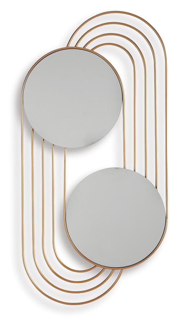 Warrenley Accent Mirror - A8010401 - product view or room setting; only mirror included (supplier image 1)