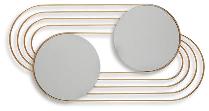 Warrenley Accent Mirror - A8010401 - product view or room setting; only mirror included (supplier image 4)