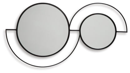 Shayham Accent Mirror - A8010402 - product view or room setting; only mirror included (supplier image 4)