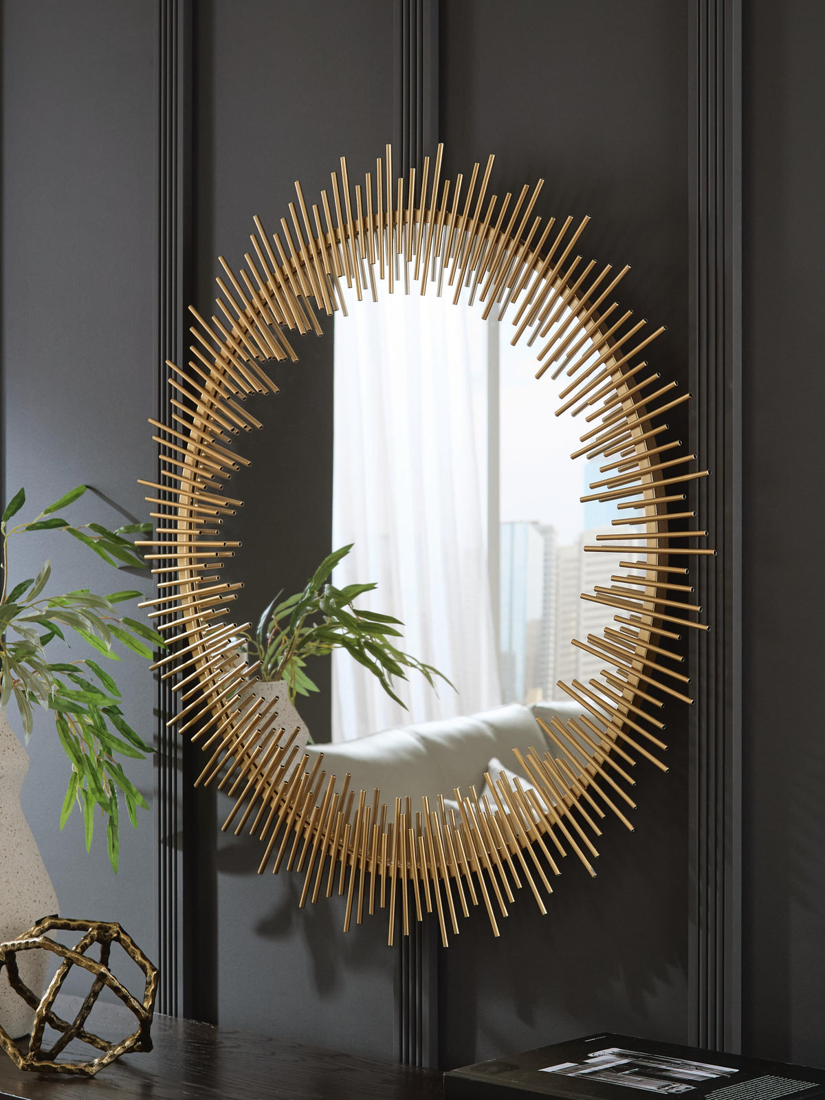Wainport Accent Mirror - A8010405 - product view or room setting; only mirror included (supplier image 2)