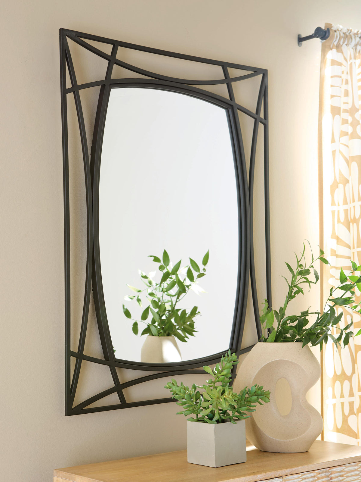 Freenville Accent Mirror - A8010408 - product view or room setting; only mirror included (supplier image 2)