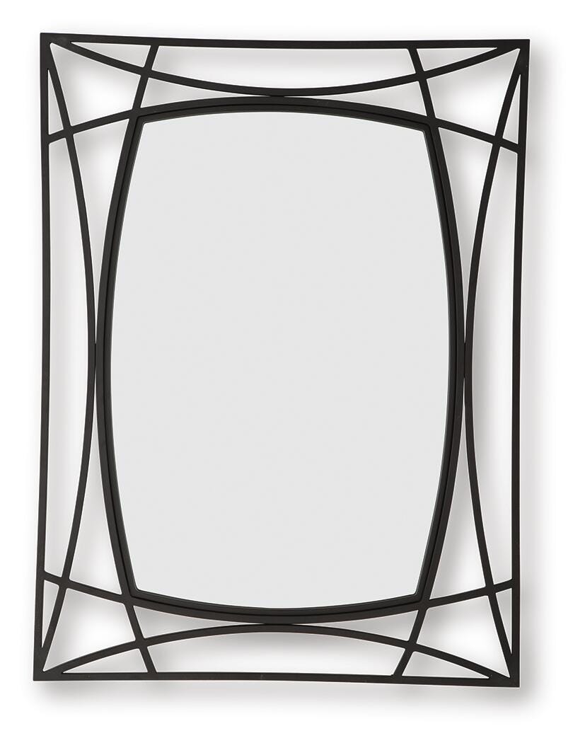 Freenville Accent Mirror - A8010408 - product view or room setting; only mirror included (supplier image 1)