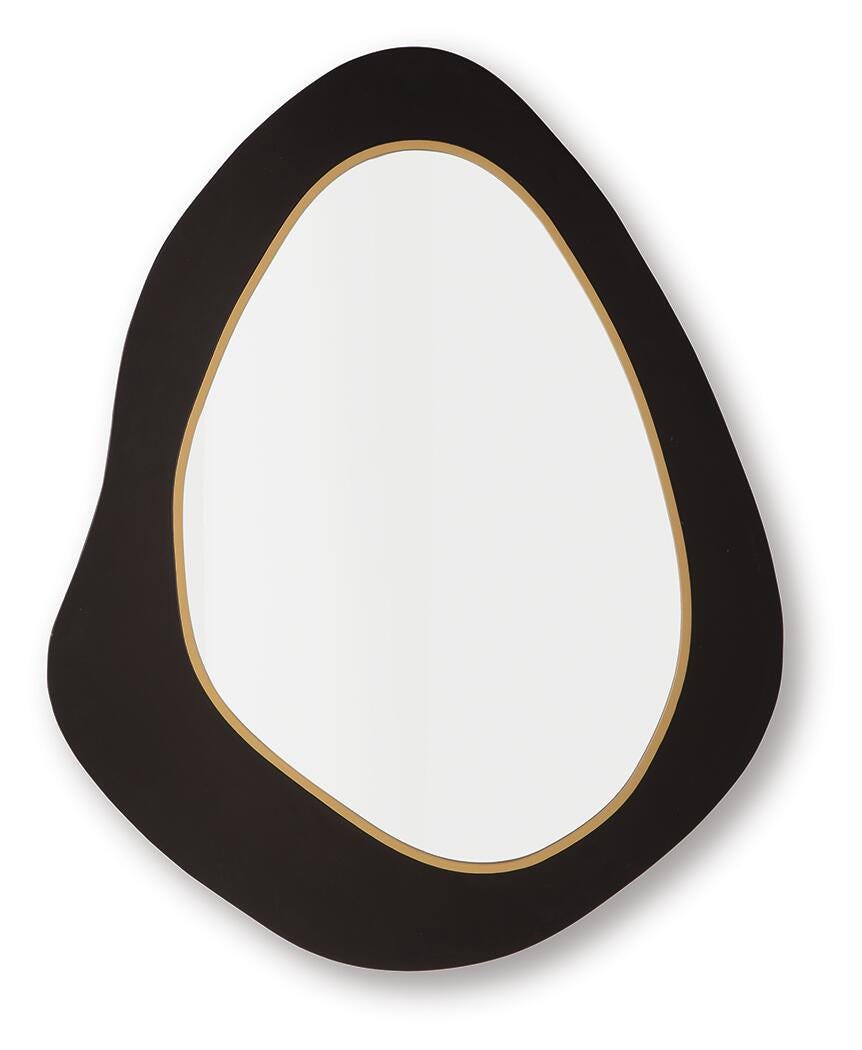 Kierlock Accent Mirror - A8010414 - product view or room setting; only mirror included (supplier image 1)