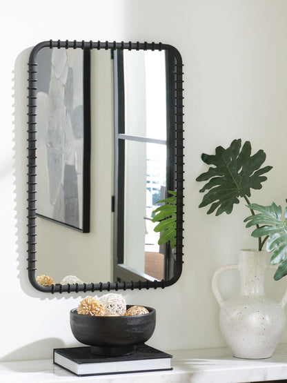 Judlow Accent Mirror - A8010419 - product view or room setting; only mirror included (supplier image 2)