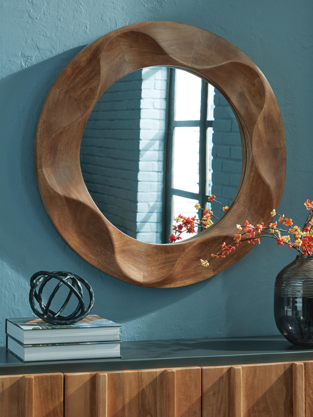 Aajon Accent Mirror - A8010427 - product view or room setting; only mirror included (supplier image 2)