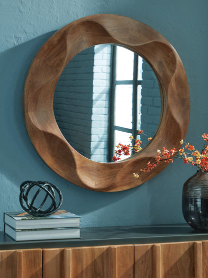 Aajon Accent Mirror - A8010427 - product view or room setting; only mirror included (supplier image 2)