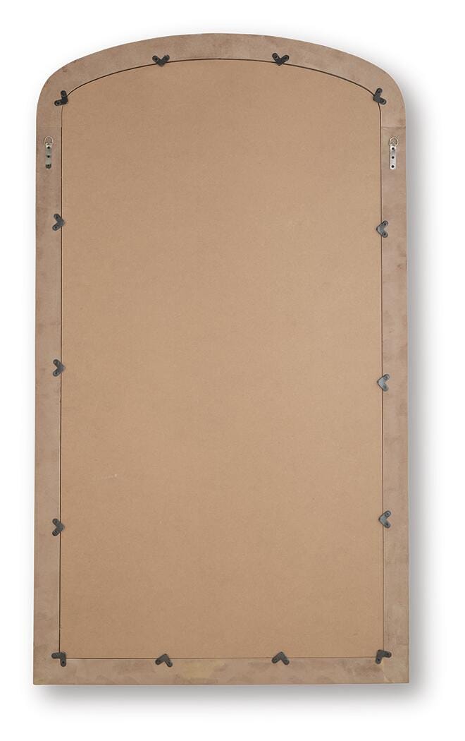 Fintan Floor Mirror - A8010436 - product view or room setting; only mirror included (supplier image 4)