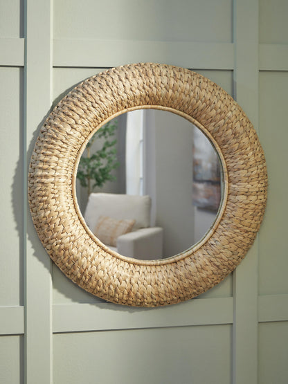 Briggsburg Accent Mirror - A8010437 - product view or room setting; only mirror included (supplier image 2)