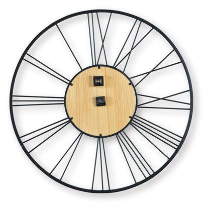 Brockett Wall Clock - A8010452 - product view or room setting; only clock included (supplier image 4)