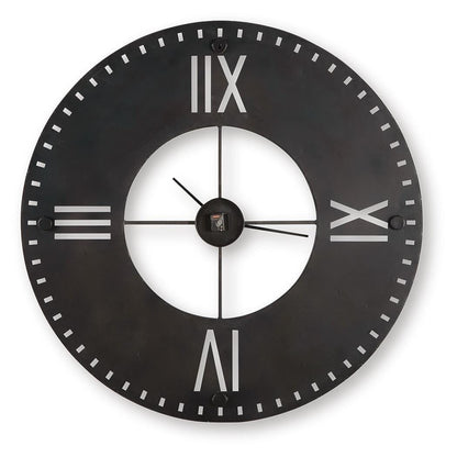 Lytle Wall Clock - A8010453 - product view or room setting; only clock included (supplier image 4)