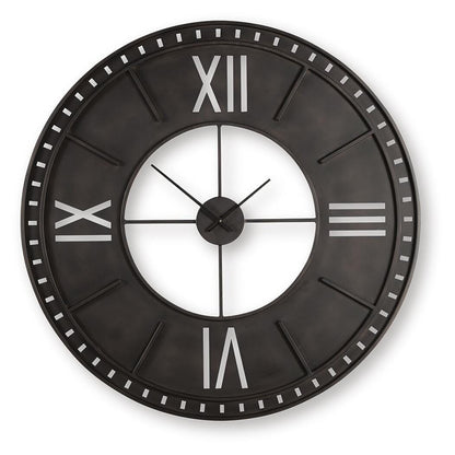 Lytle Wall Clock - A8010453 - product view or room setting; only clock included (supplier image 1)