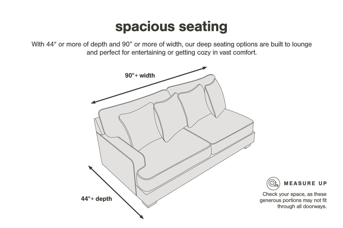 Gardiner Sofa Chaise and Ottoman - 52404U1 - product view or room setting; complete kit and included component views (supplier image 19)