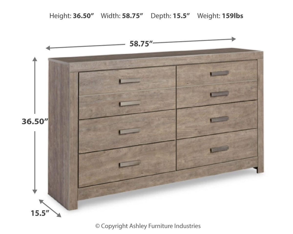 Culverbach Dresser - B070-31 - approximate manufacturer dimensions (supplier image 4)