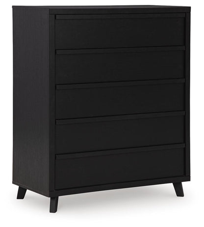 Danziar Wide Chest of Drawers - B1013-345 - product view or room setting; only chest included (supplier image 1)