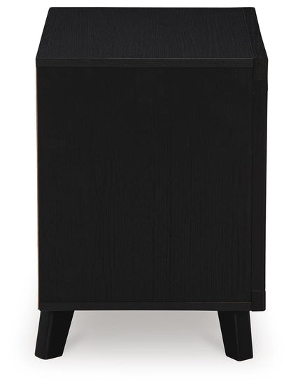 Danziar Nightstand - B1013-92 - product view or room setting; only nightstand included (supplier image 5)
