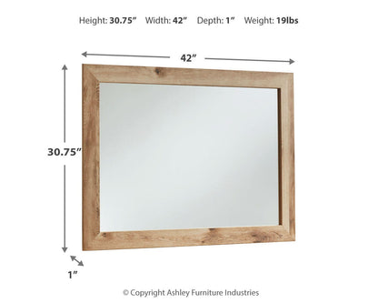 Hyanna Bedroom Mirror - B1050-36 - approximate manufacturer dimensions (supplier image 3)